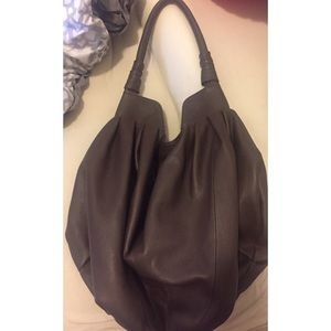 Max & Cleo by BCBG Genuine Leather Large Hobo Bag