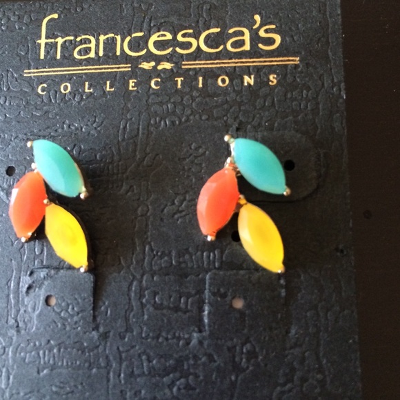 Multicolor stud earrings