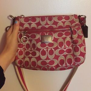 Pink Coach Crossbody
