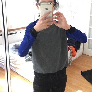 zara small color block top