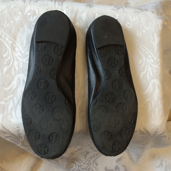 Tory Burch Black Reva Ballet Flats size 7 - Picture 2 of 4