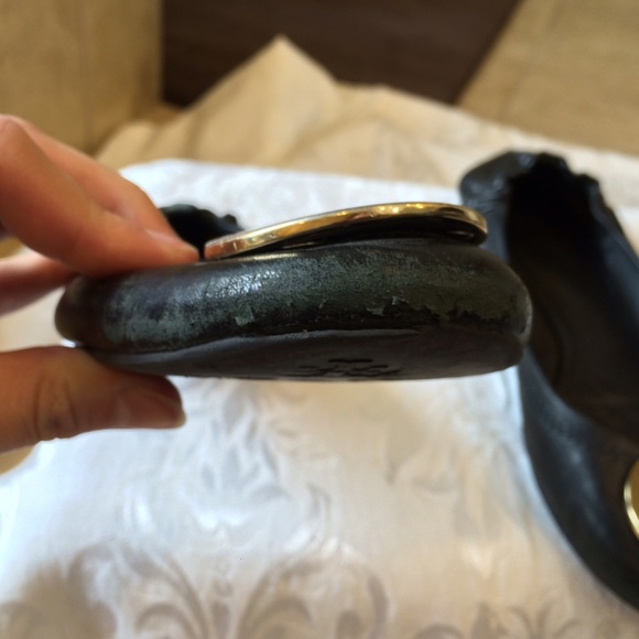 Tory Burch Black Reva Ballet Flats size 7 - Picture 3 of 4