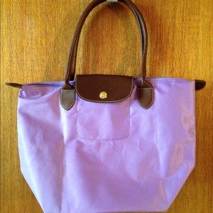 Inspired lavender small Longchamp bag