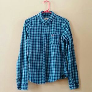 Junior's plaid button up.