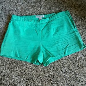 Side zip trouser shorts