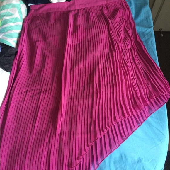 Pink pleaded shirt