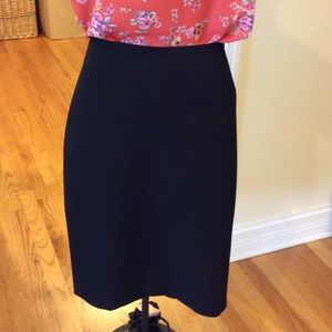 Black pencil skirt
