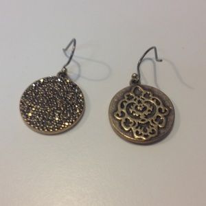 Brass Toned Earrings