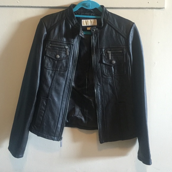 MICHAEL Michael Kors genuine leather jacket