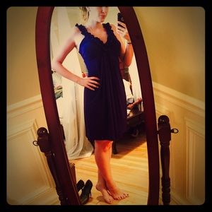 Dark Purple Stretch Dress