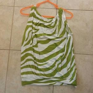 Green Zebra Shirt