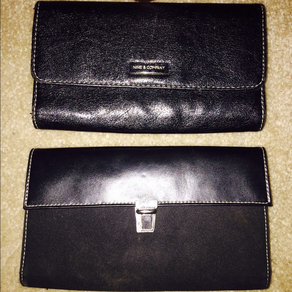 Set of two Nine West tri-fold wallets