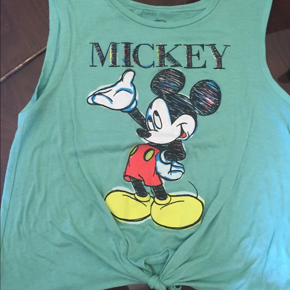 Mickey front tie real shirt