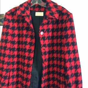 PENDELTON RED & BLACK COAT