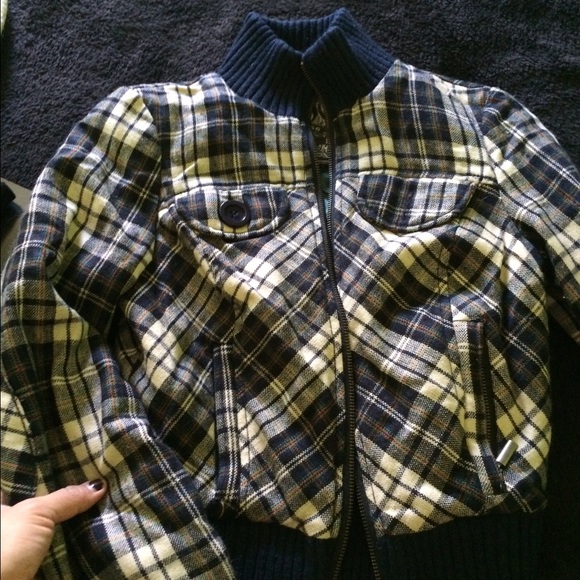 Guess plaid jacket - Picture 1 of 2