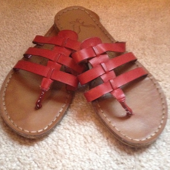 Red American eagle outfitters sandals
