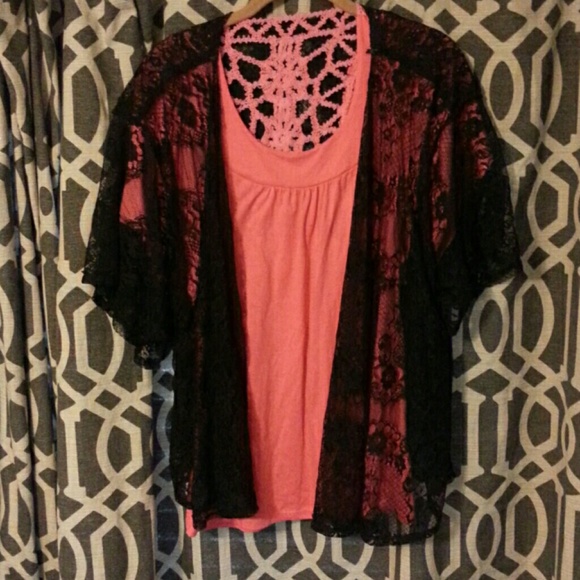 ☆☆SOLD☆☆Forever 21 lace cardigan jacket