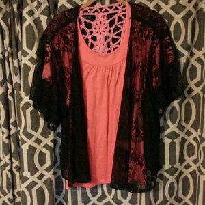 ☆☆SOLD☆☆Forever 21 lace cardigan jacket