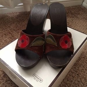 Coach Melaney Suede Clog