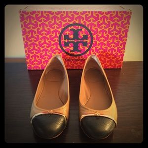 Tory Burch patent Pacey ballet flats