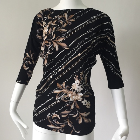 White House Black Market Tops - White House Black Market 3/4 sleeve tunic