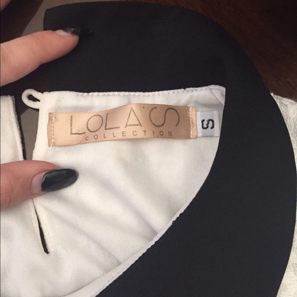 Very cute white and black lace top - Picture 3 of 4