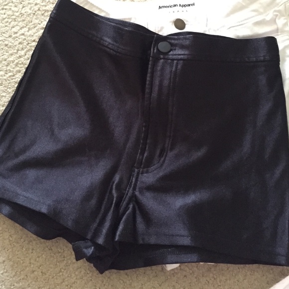 American Apparel Pants - black disco shorts