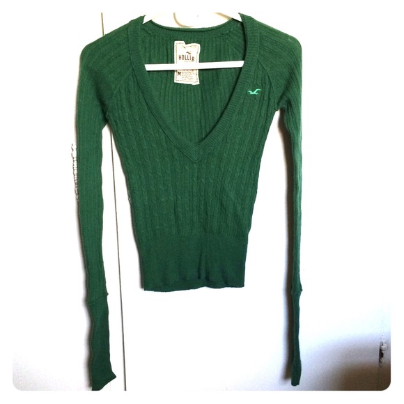 Green Hollister Sweater M