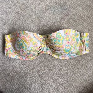 Size 34B strapless swimsuit top from VS