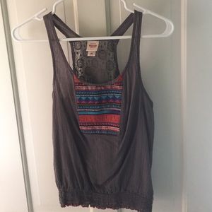 tribal print tank