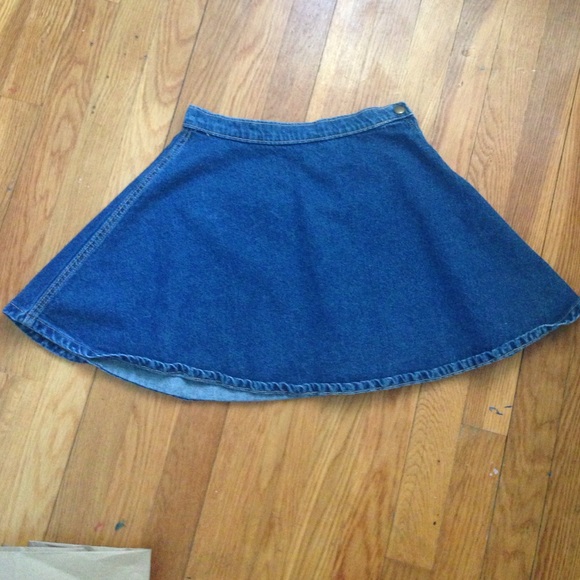 Denim Circle Skirt