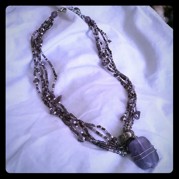 Parklane Amathsyt Stone Necklace