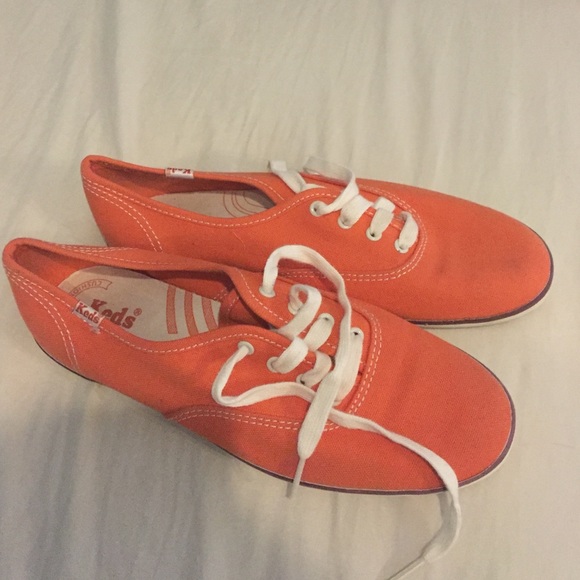 Keds orange/peach shoes