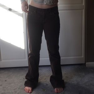 BROWN CORDUROY JEANS