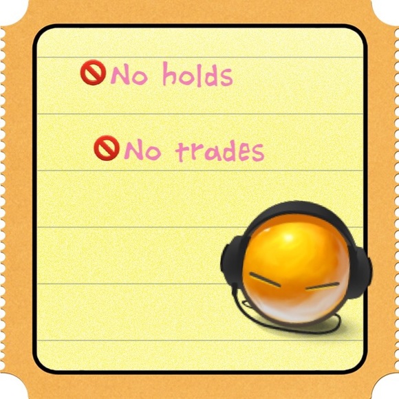 No holds or trades - Picture 1 of 1