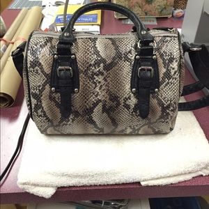 "Snake Skin" patterned handbag