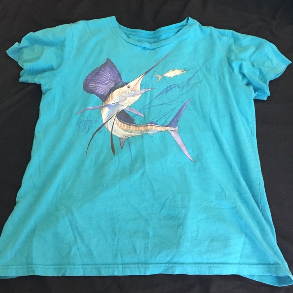 guy Harvey blue t shirt