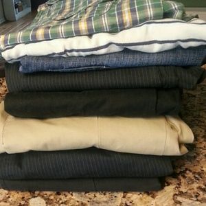 Mens shirts, pants, jackets