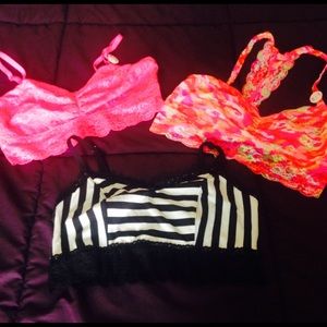 3 VS bralettes NWT