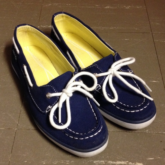 Nautical Blue Preppy Boat Shoes