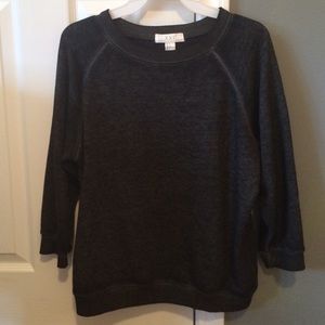 Black washed sweater