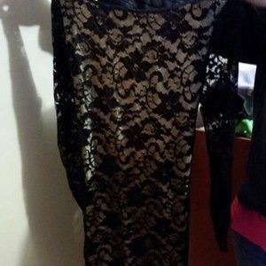 Black lacy dress