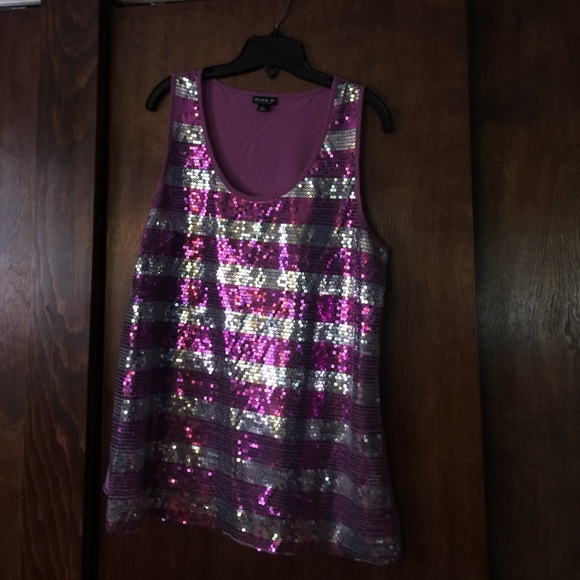 Sequin top