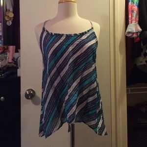 NWT blue striped tank