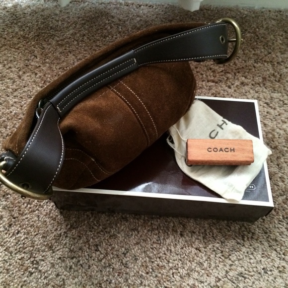 Coach Suede Demi Purse - Picture 2 of 2