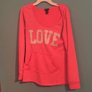 Pink LOVE sweater