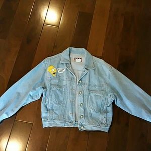 90s VINTAGE BART SIMPSON DENIM JACKET!!!!!