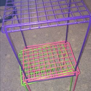 Colorful detachable shelves