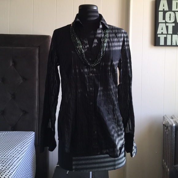 Express Sheer Shirt NWOT