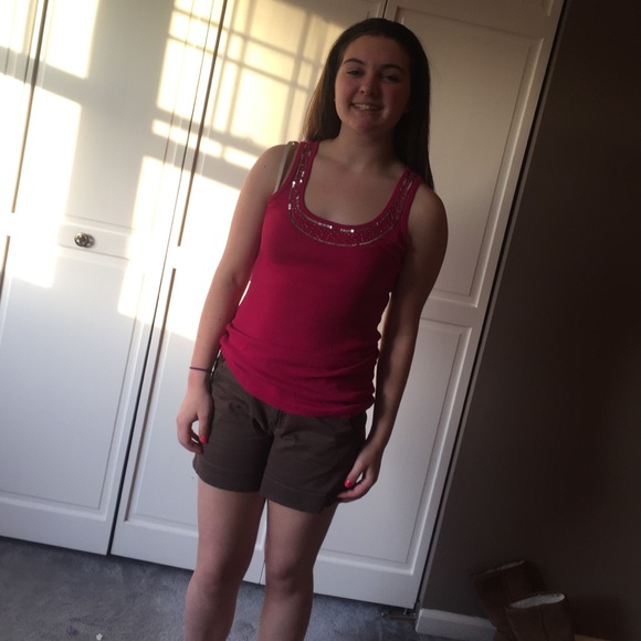 Hot pink tank